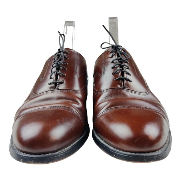 Hanover Master Flex Brown Leather Oxford Dress Shoes Lace Up main image 6